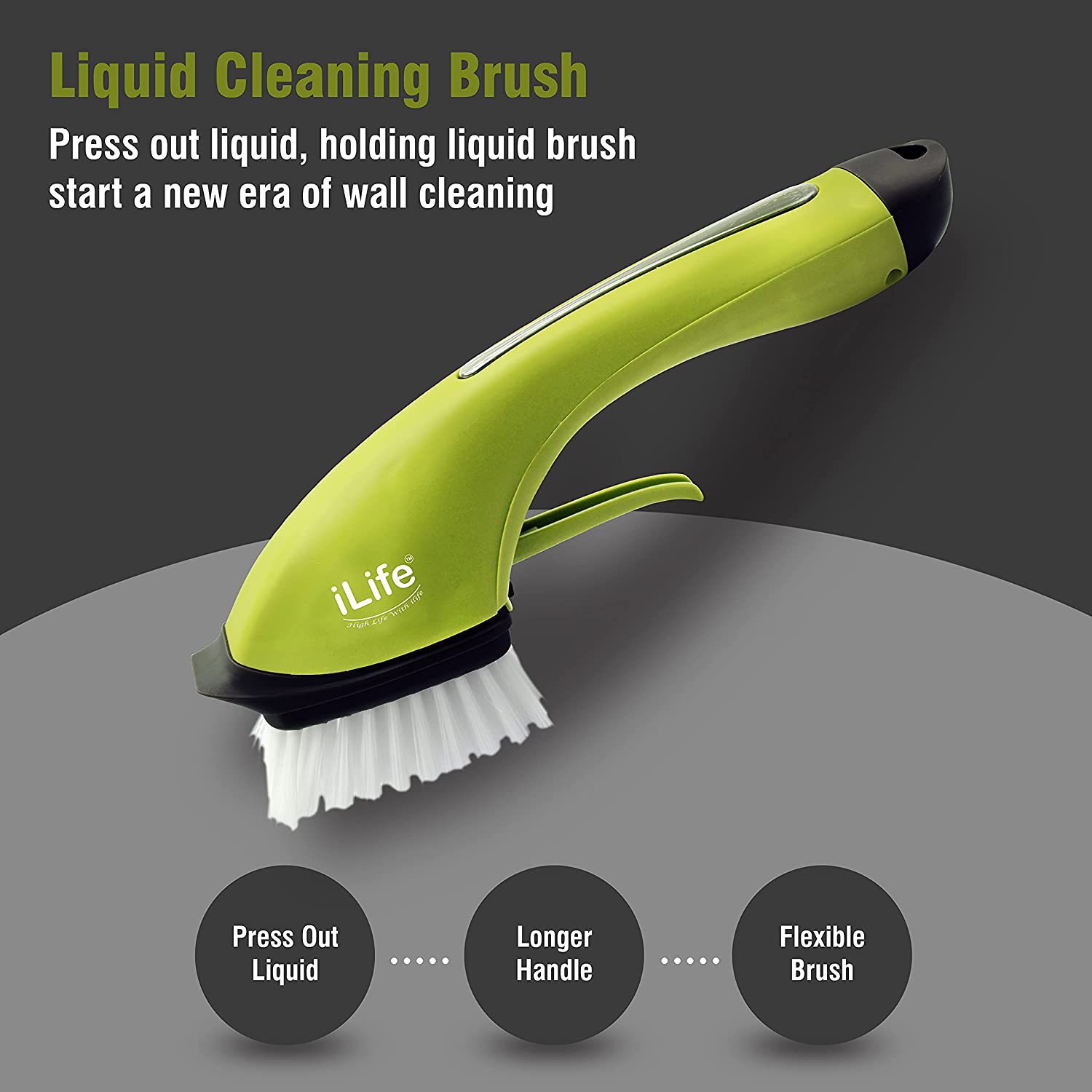 Heavy Duty Scrub Brush with Soap Dispenser Buy Online 