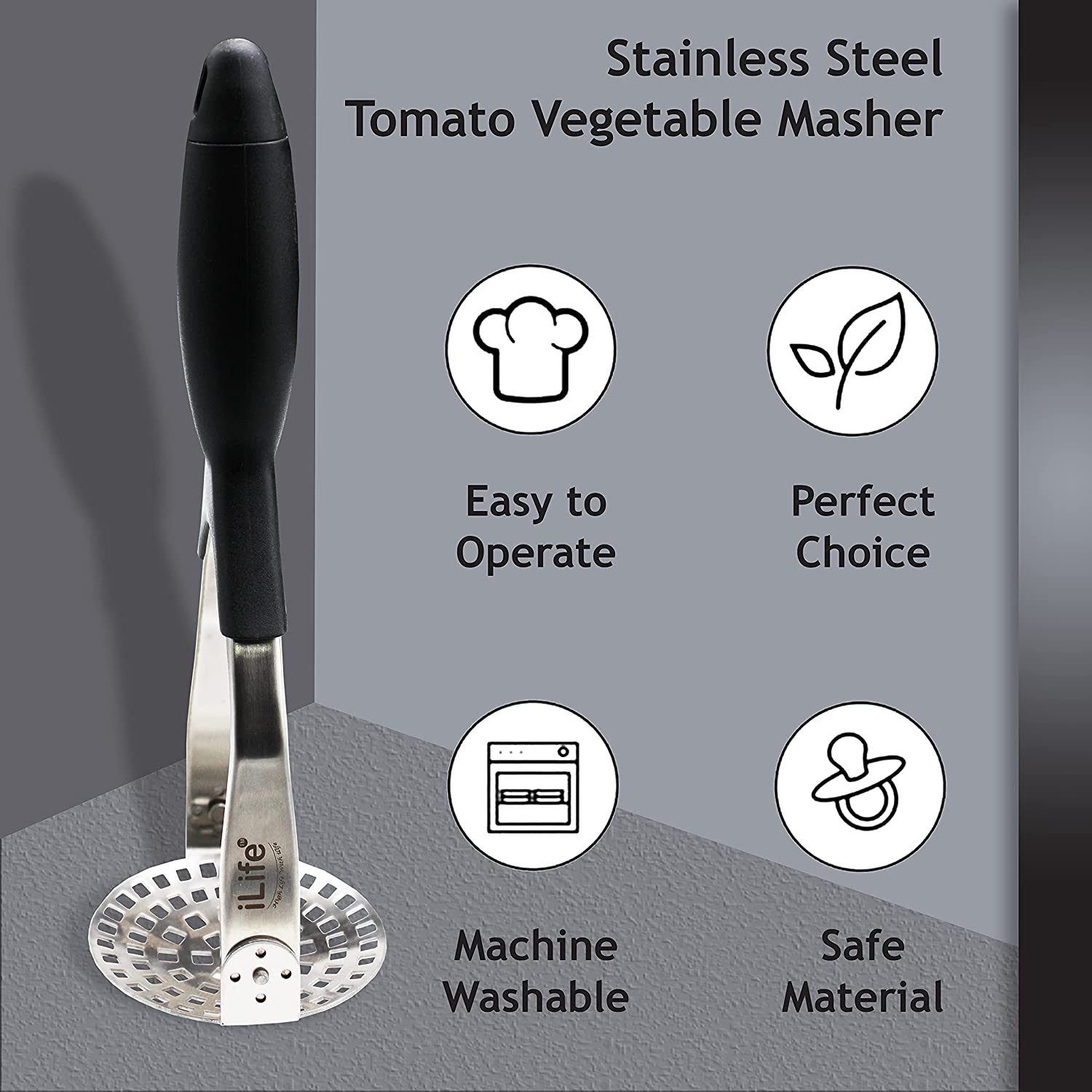 2 in 1 masher; Tomato Masher; 2 in 1 Spatula