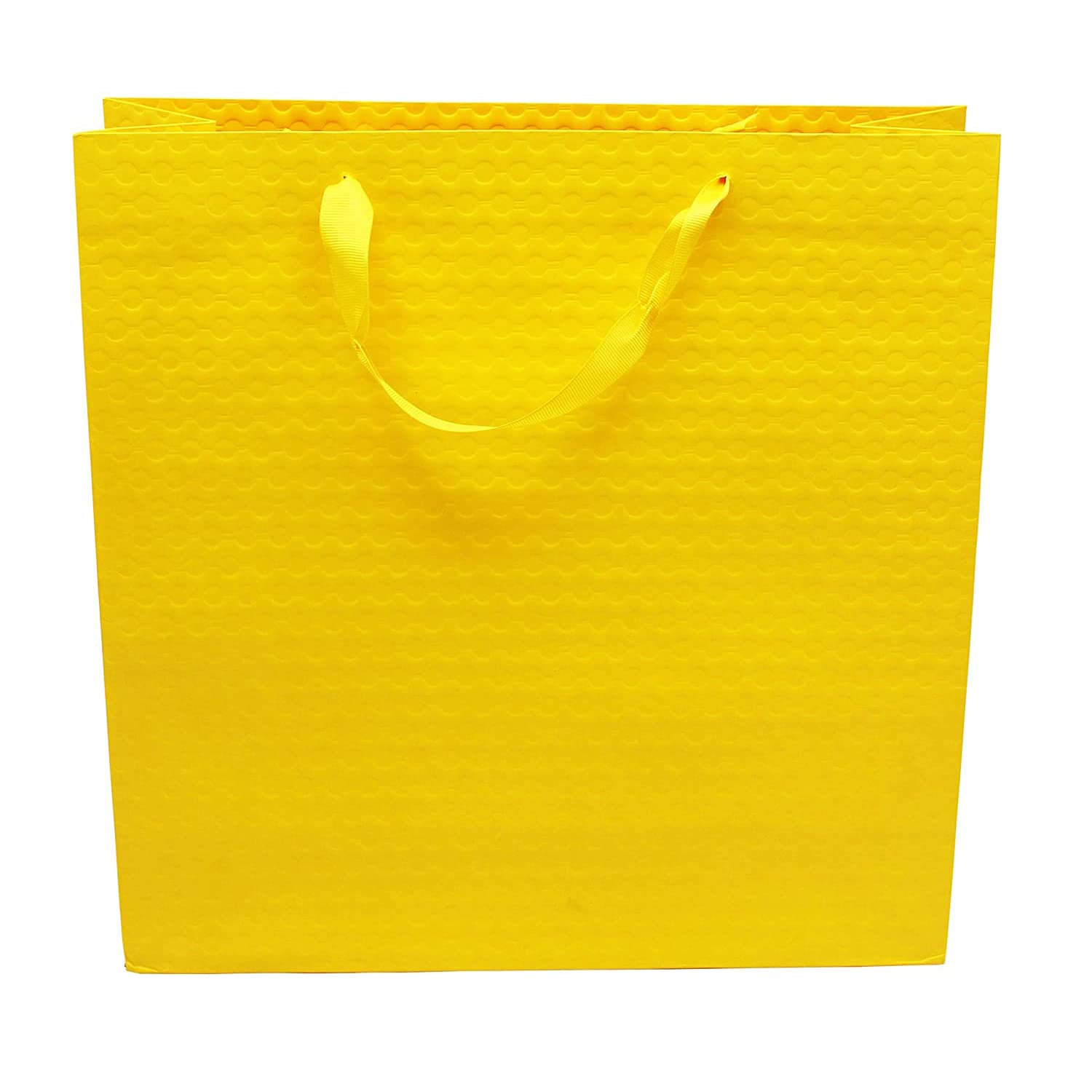 Buy Online Yellow Paper Multiple Uses Gift Bags with Handles