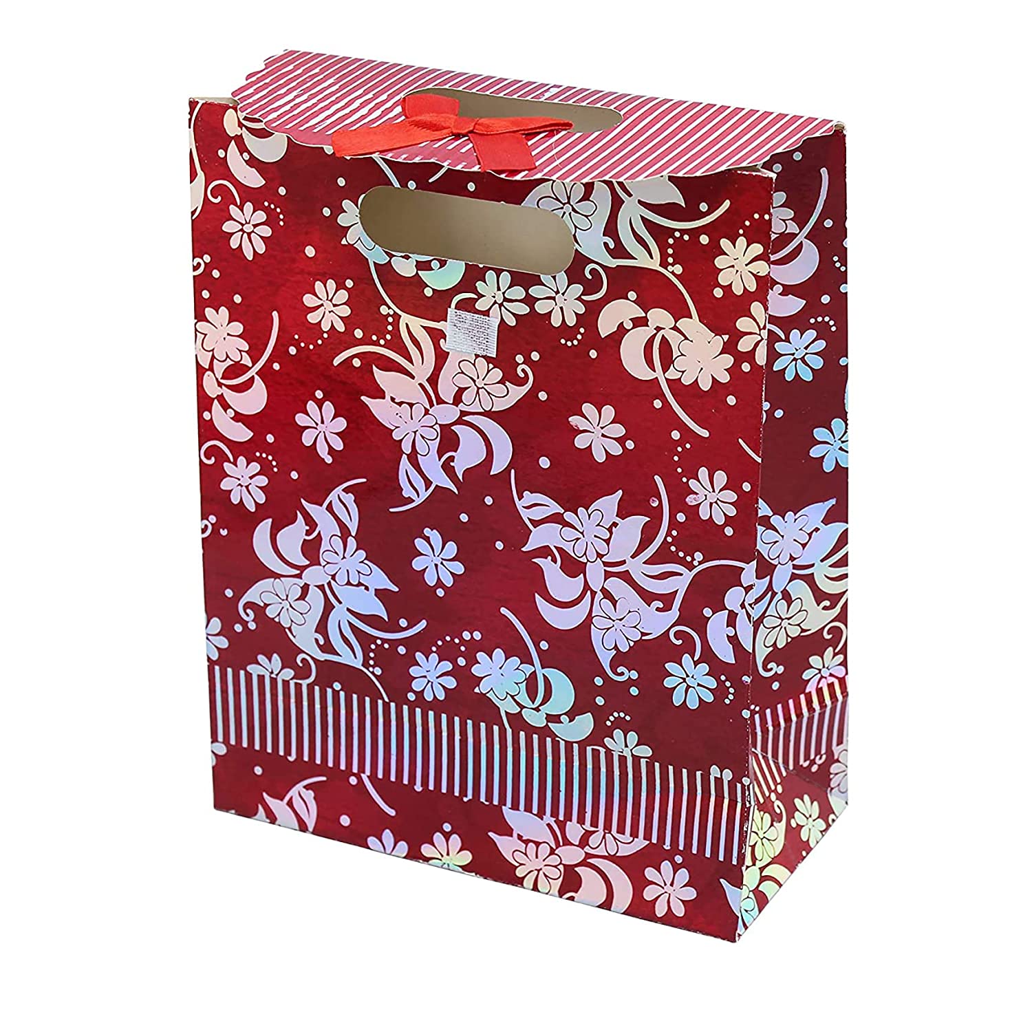 Buy Online Maroon Paper Retail Gift Bags with Handles