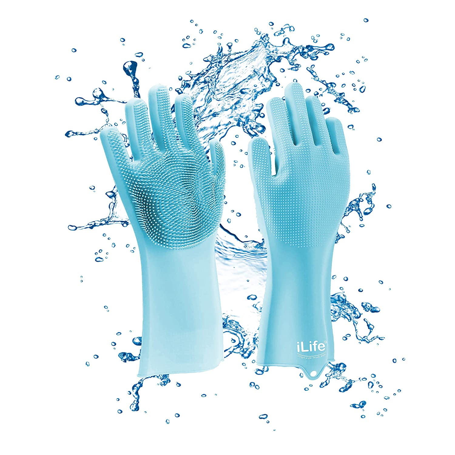 Silicone gloves; Turquoise Scrub Gloves; Bath Gloves; scrub gloves