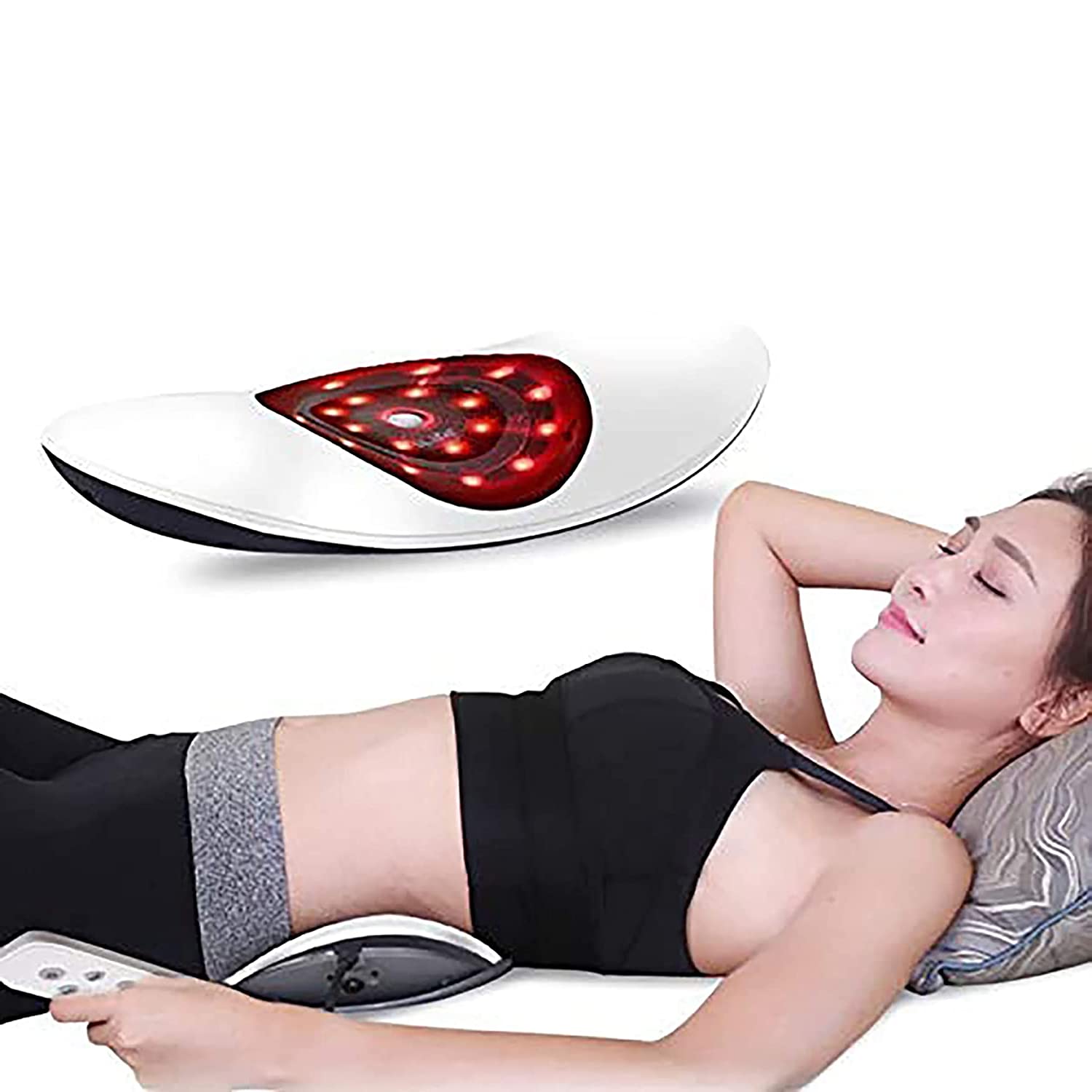  Lumbar Traction Device; back massager, massager