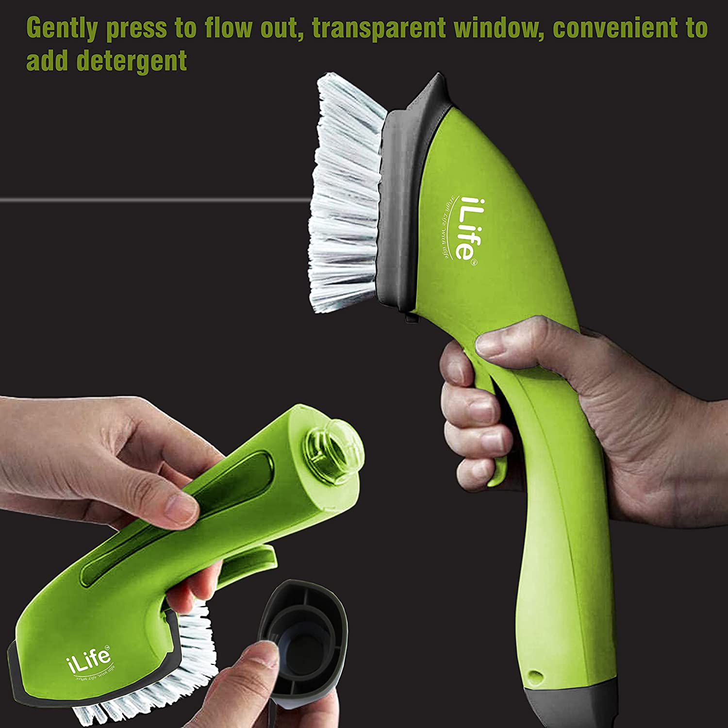 Heavy Duty Scrub Brush with Soap Dispenser Buy Online 