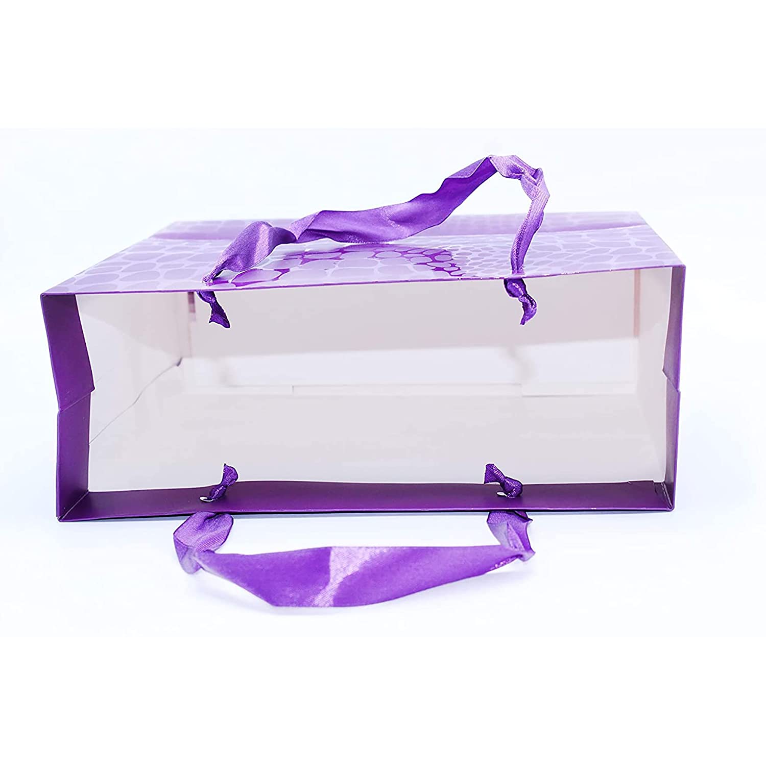 Buy Online Purple Paper Gift Bags with Handles
