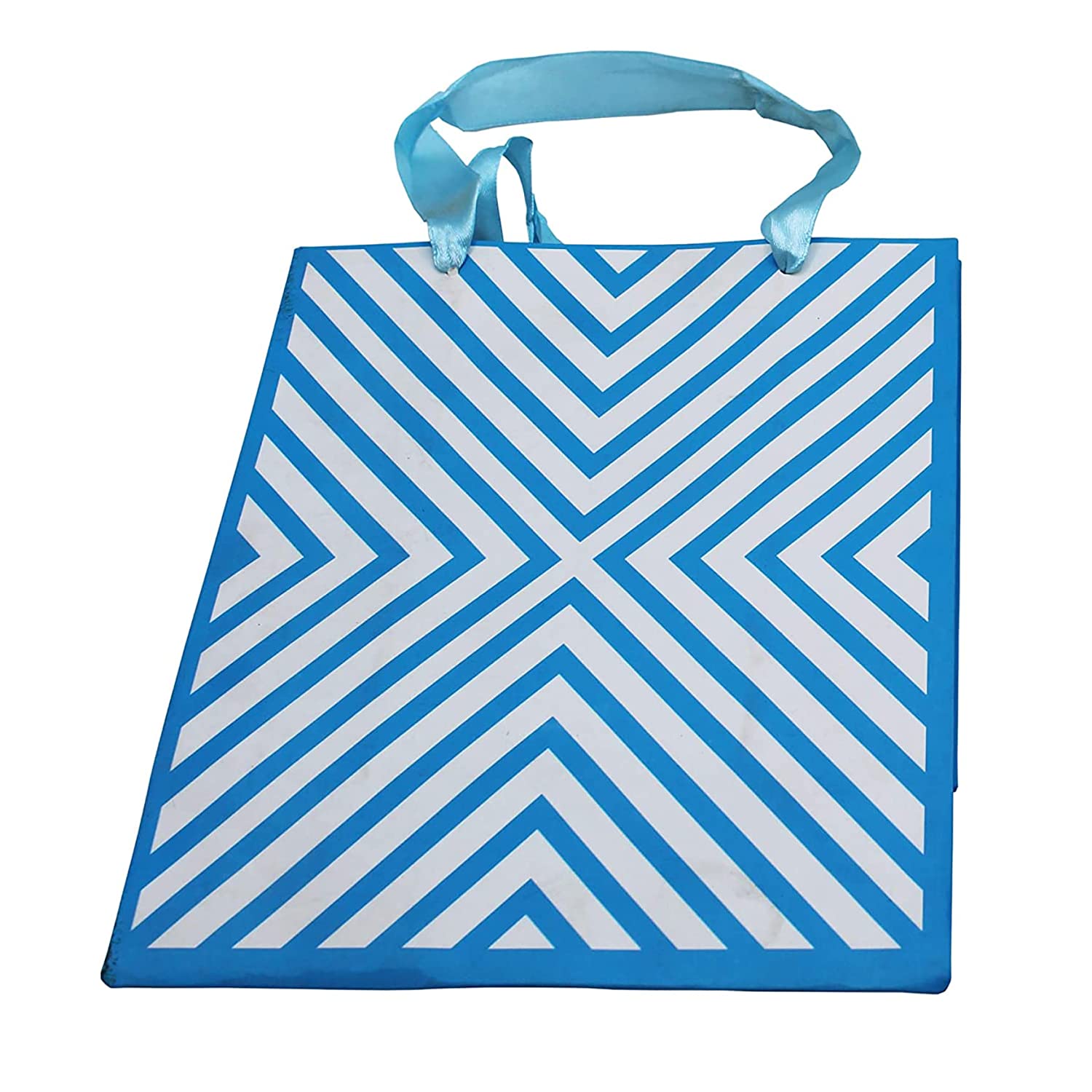 Buy Online Blue Paper Shopping Gift Bags with Handles