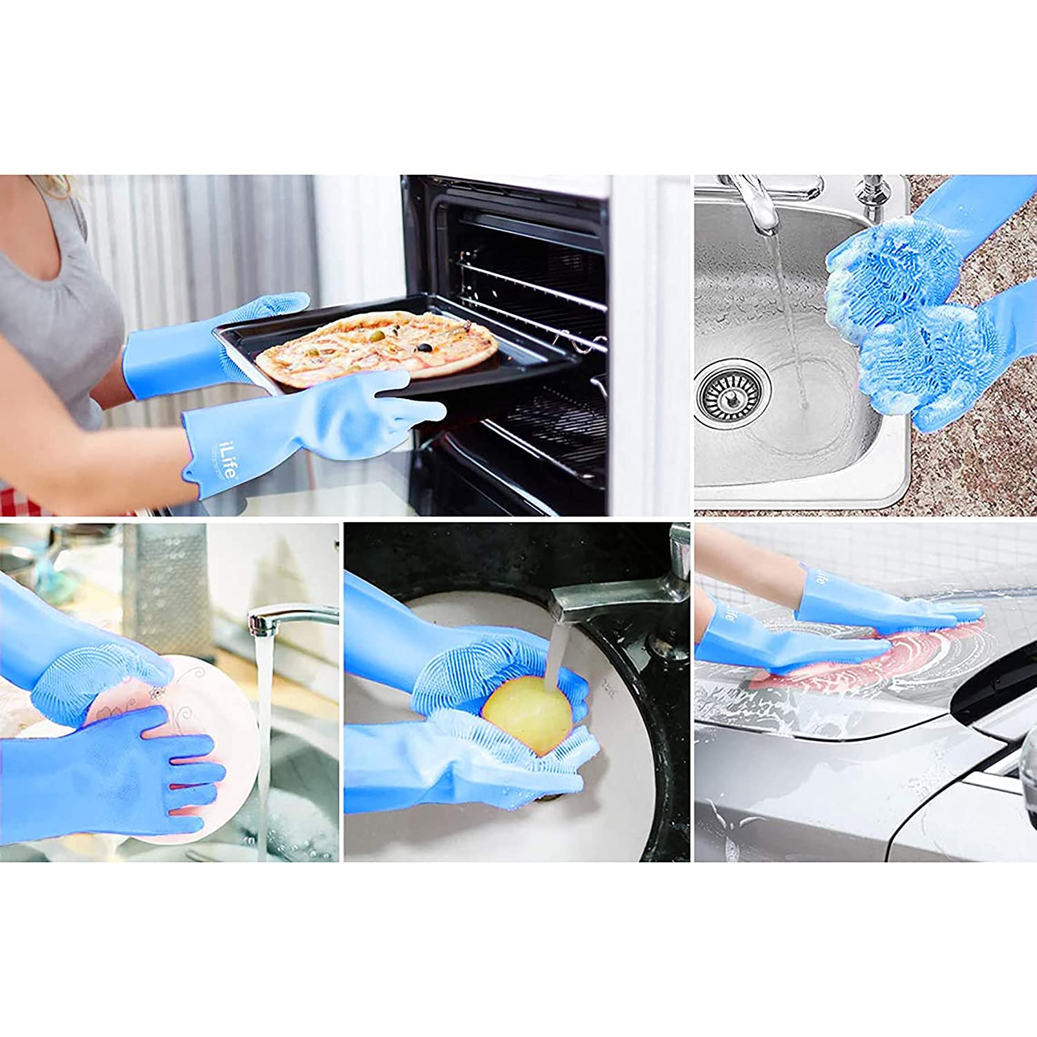  Silicon sloves; Scrub Gloves; Bath Gloves