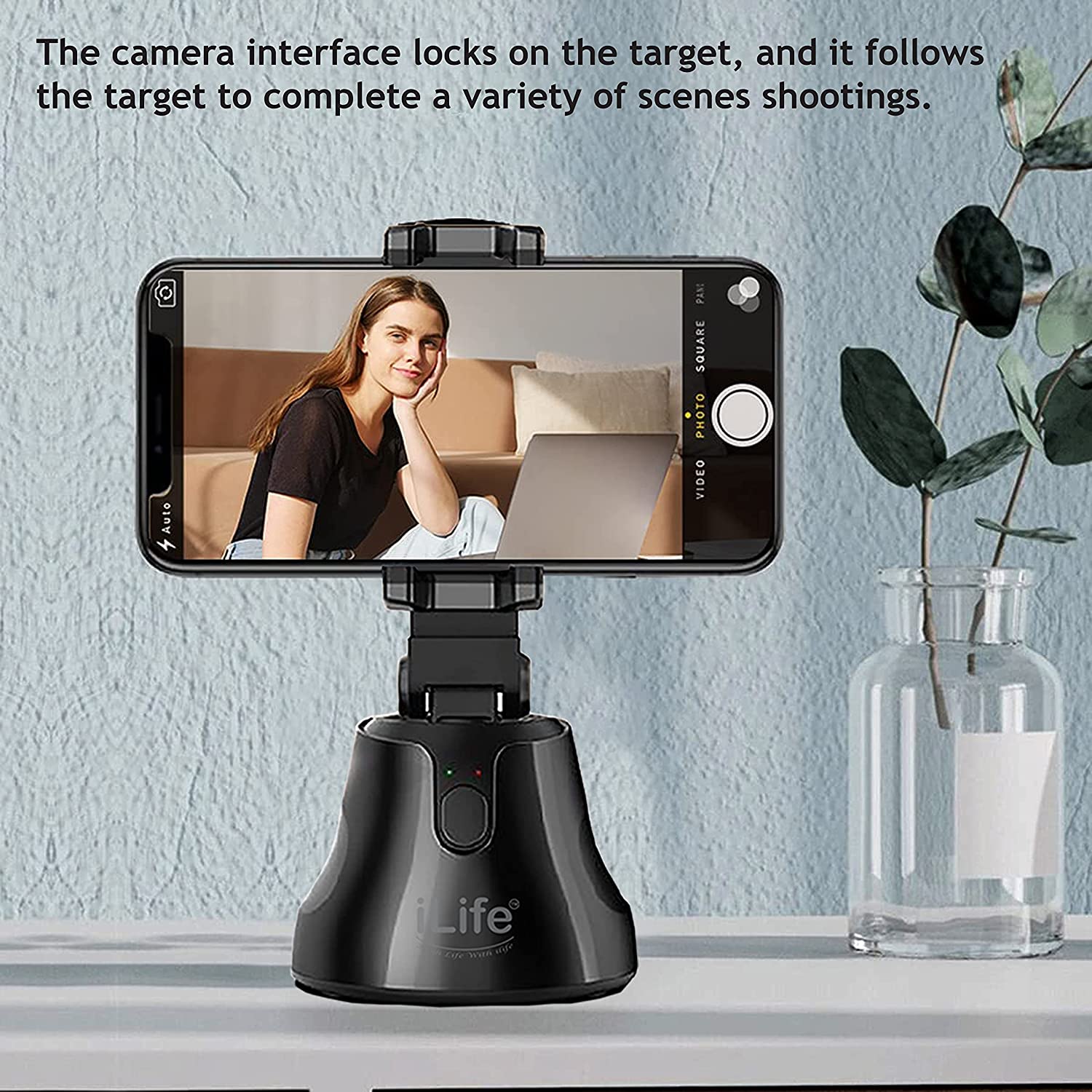 video recoder; selfie stand ; moving video recoder; 360 video recorder