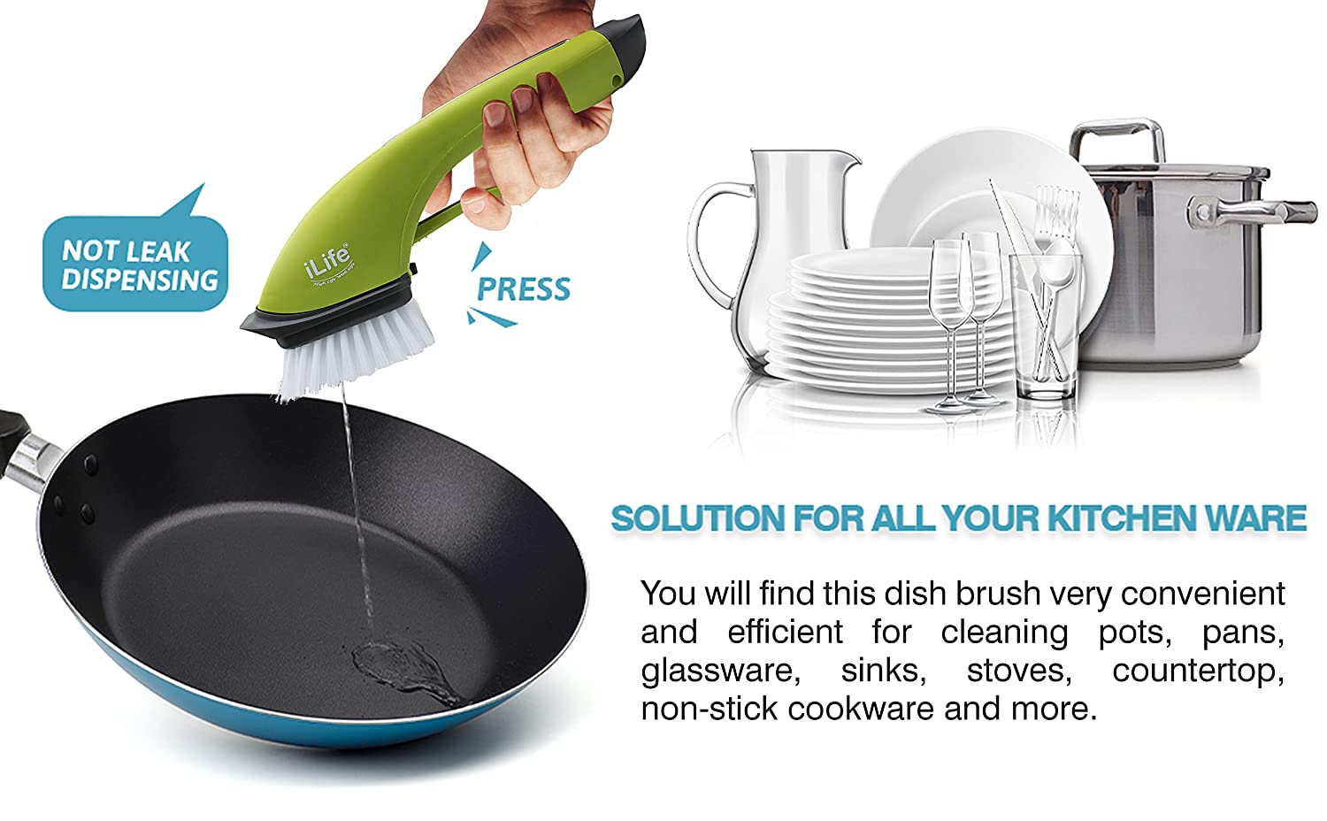 Cutlery Cleaning Brush - Non-Slip Scrubber for your Kitchen Sink