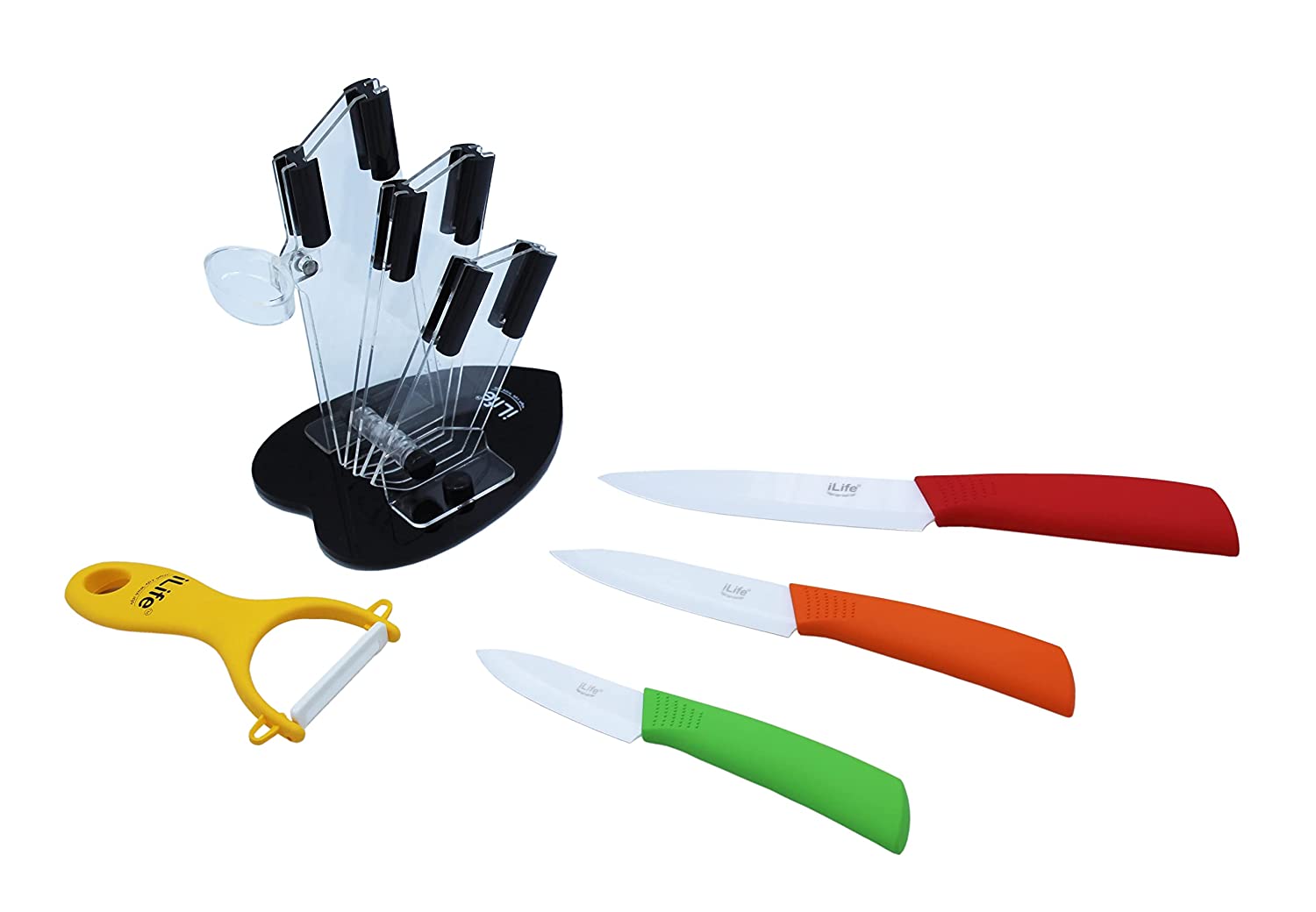  knife set; ceramic knife; 5- piece knife set