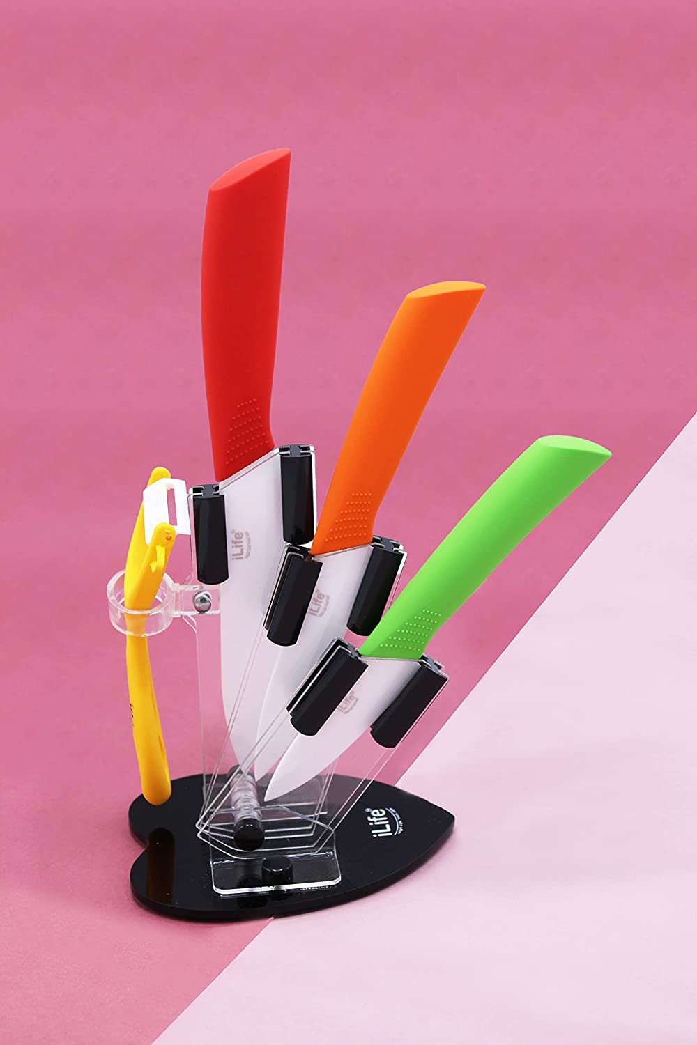  knife set; ceramic knife; 5- piece knife set