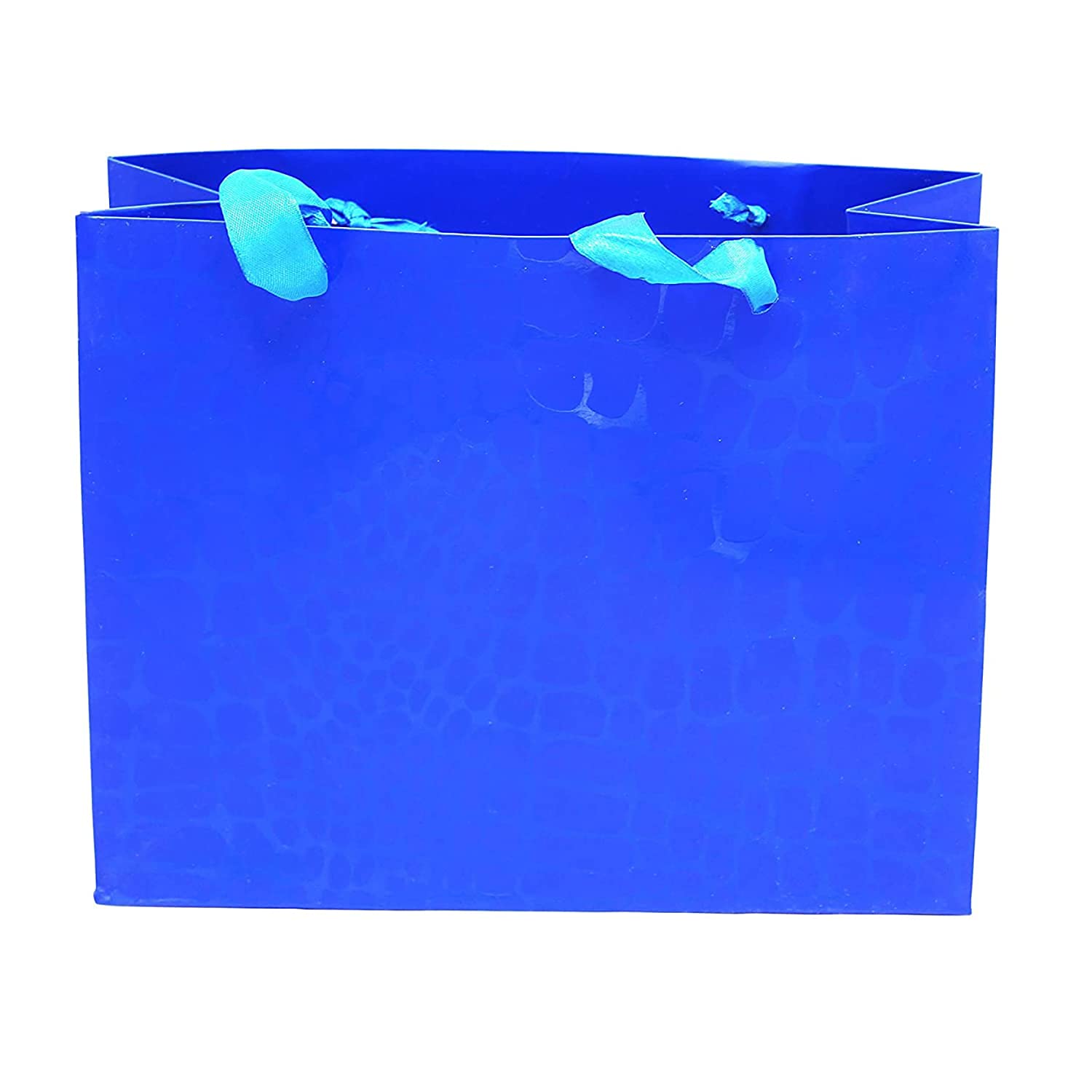 Buy Online Blue Paper Shopping Gift Bags with Handles