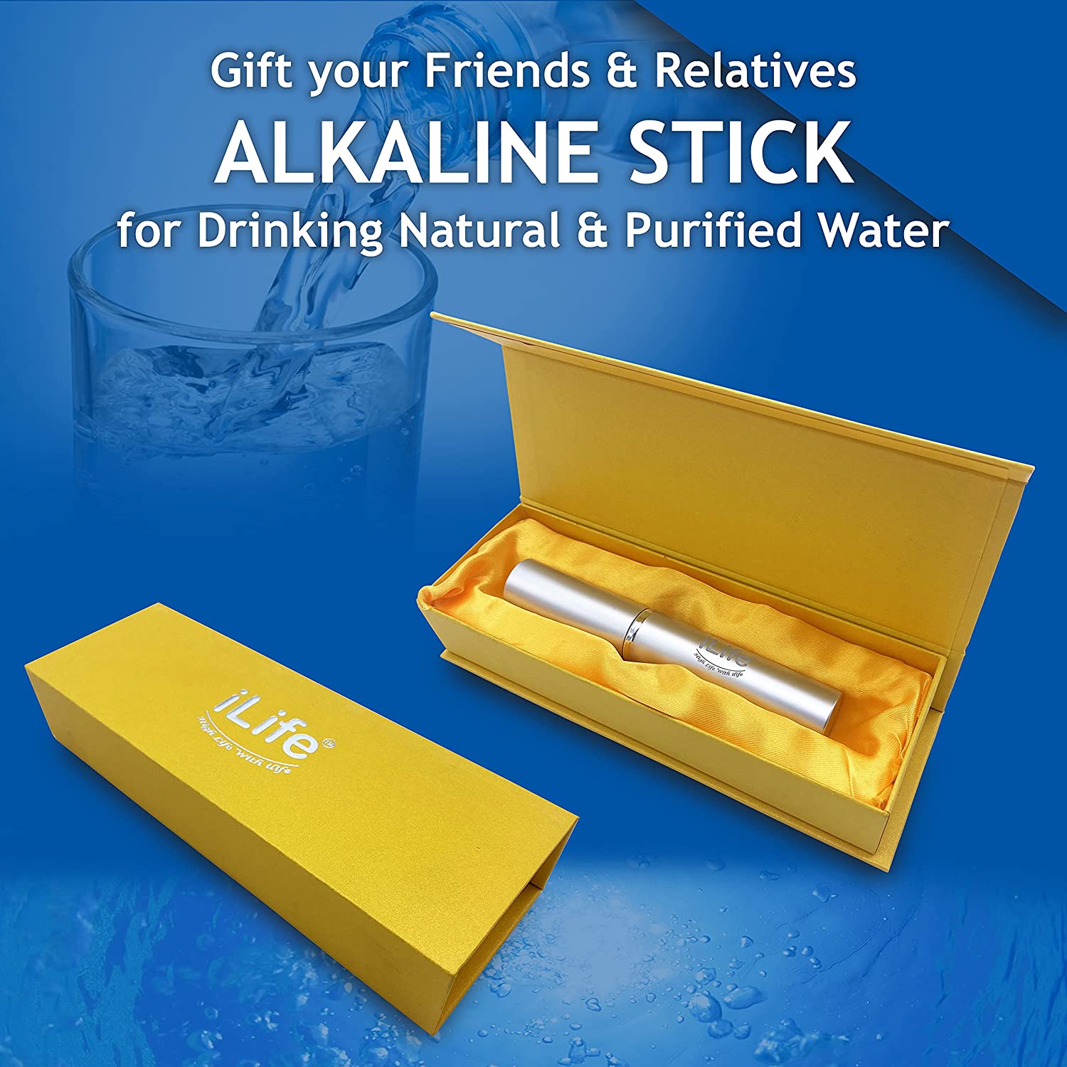 Antioxidant water;  Alkaline water; Hydrogen Water; Portable Stick 