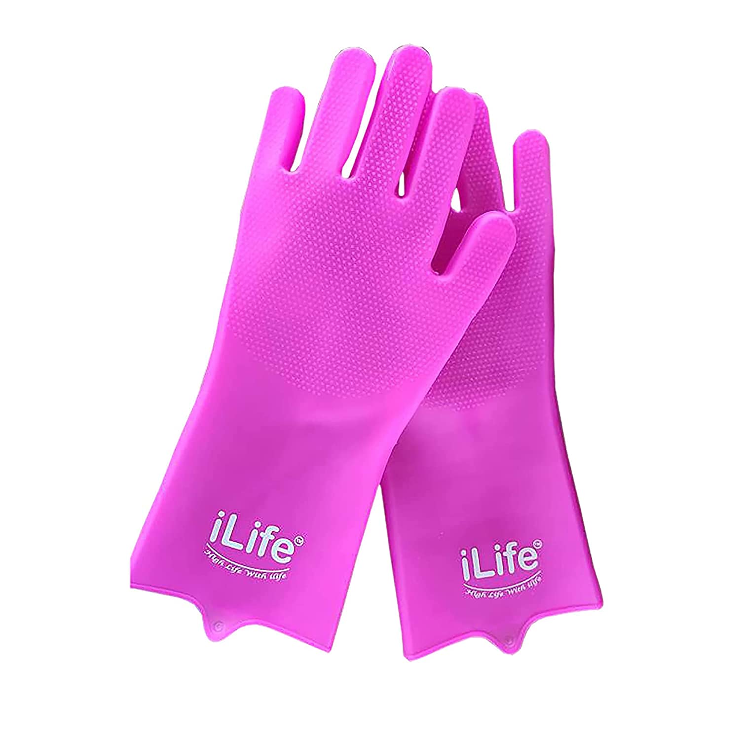  Silicone gloves; Scrub Gloves ; Bath Gloves ; pink scrub gloves
