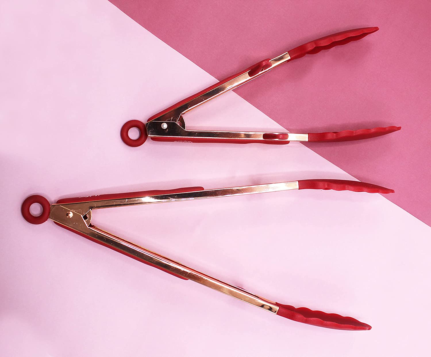 rose gold tongs ; tongs; stainless steel tongs