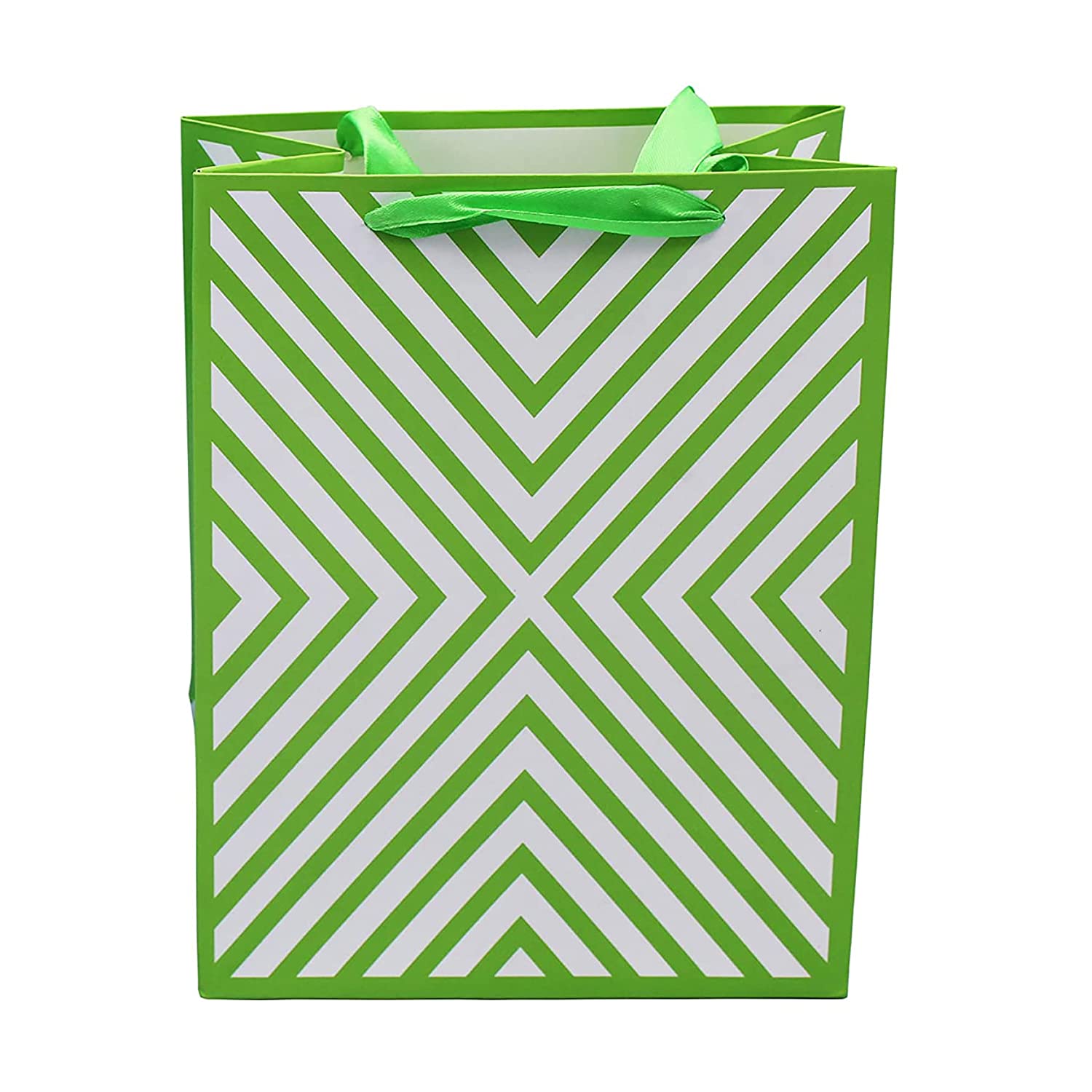 Buy Online Green Paper Multiple Uses Gift Bags with Handles