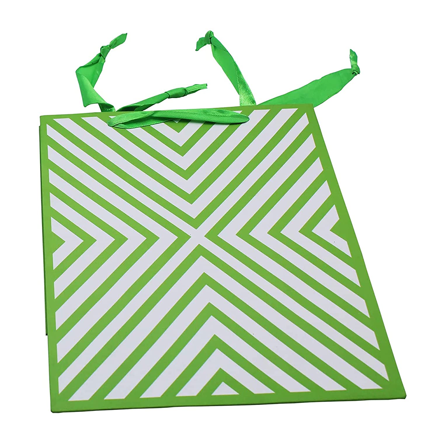 Buy Online Green Paper Multiple Uses Gift Bags with Handles