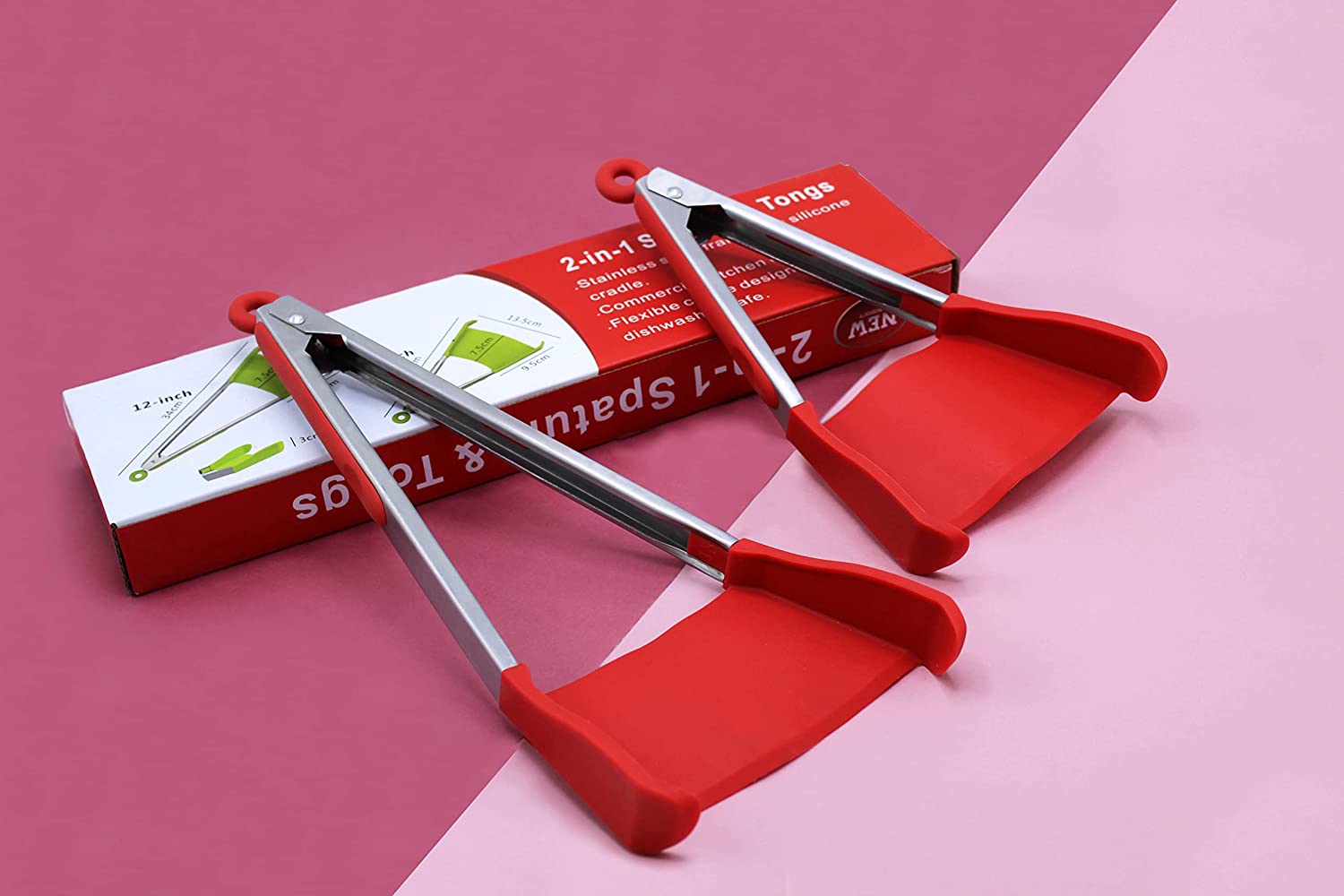 Non Stick tongs; Silicone spatula tongs; Spatula Tongs