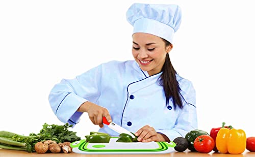 collander ; chopping board ; strainr