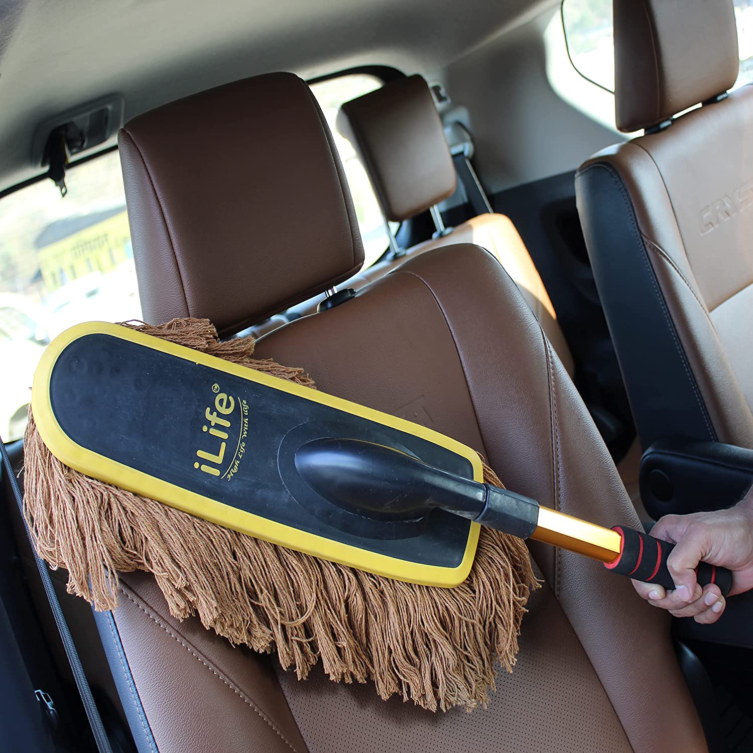 Auto Interior Dust Brush, Car Soft Bristles Detailing Brush, Scratch Free  Dust Removal Cleaning Tool Kit, Long Hair Wide Handle Brushes Duster for  Auto Dashboard, Air Vents, Leather, Computer (White) - Yahoo