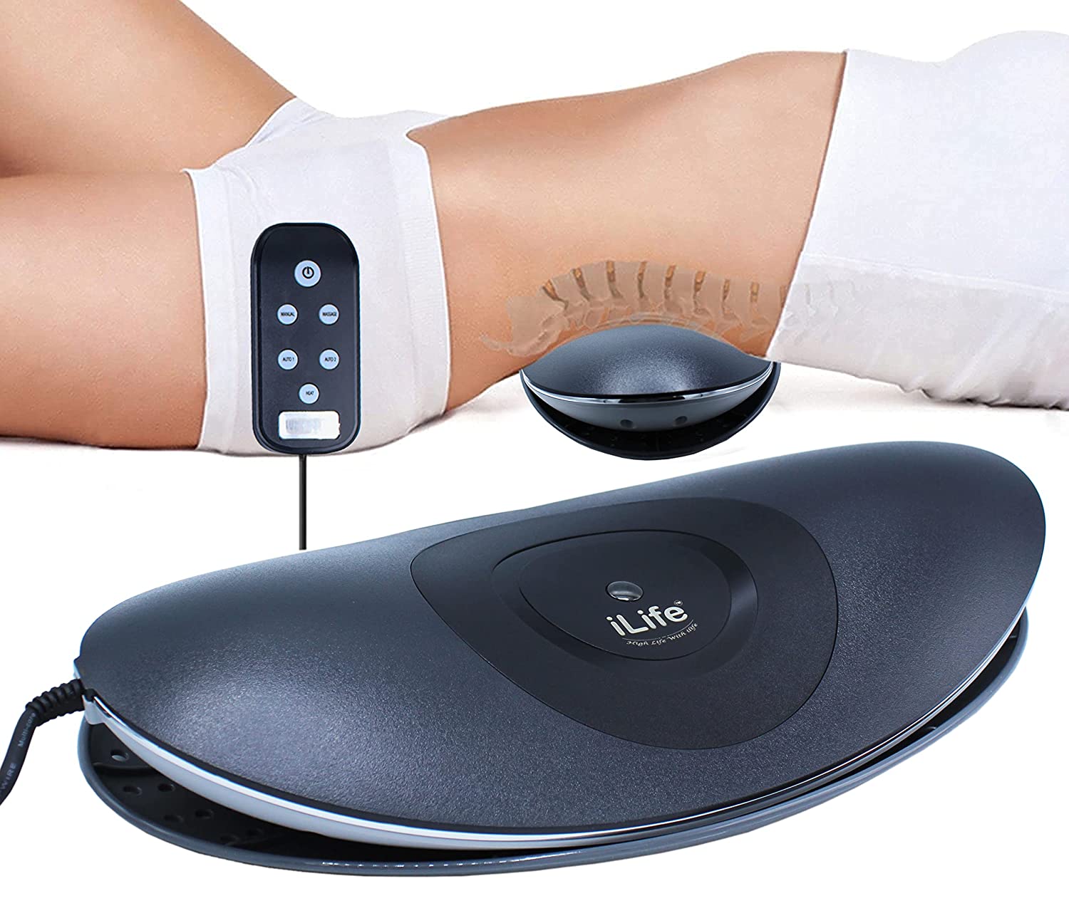  Lumbar Traction Device; back massager, massager
