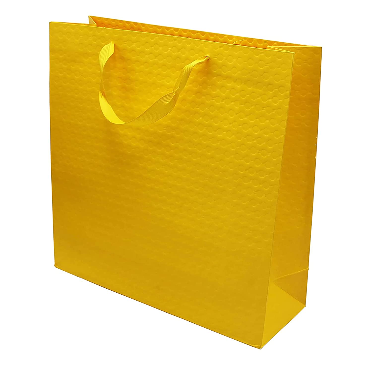 Buy Online Yellow Paper Multiple Uses Gift Bags with Handles