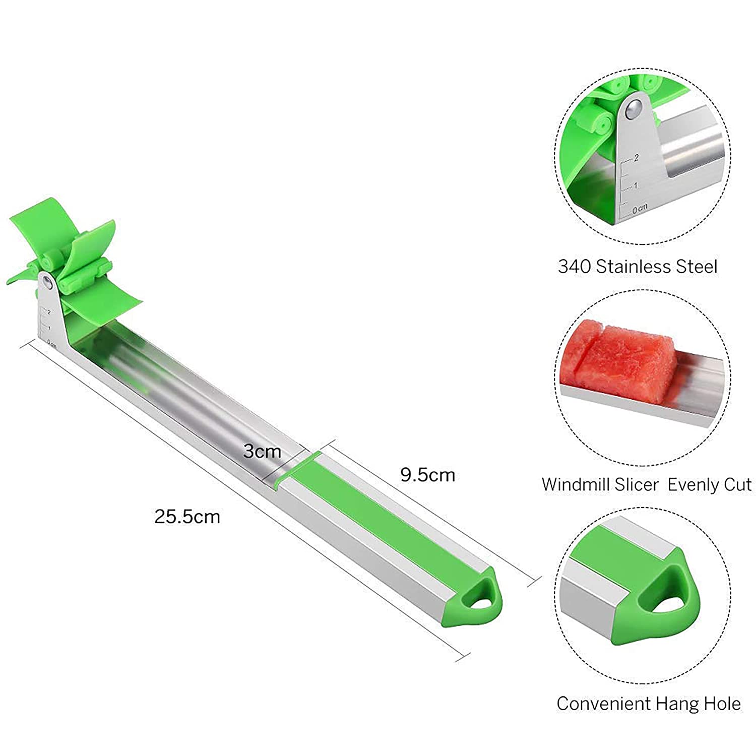 watermelon cutter; fruit digger; cutter