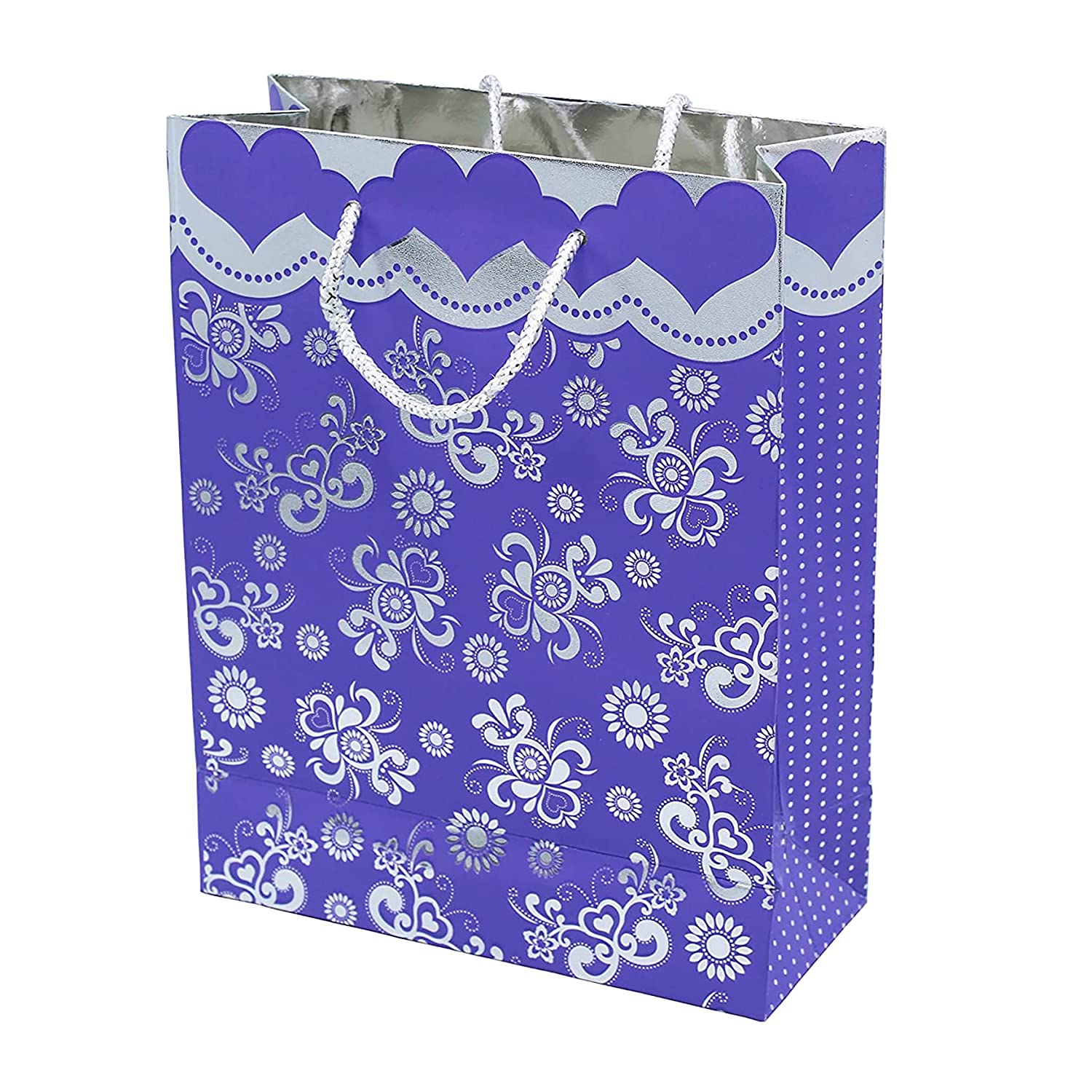 Light Blue Paper Multiple Uses Bags with Handles