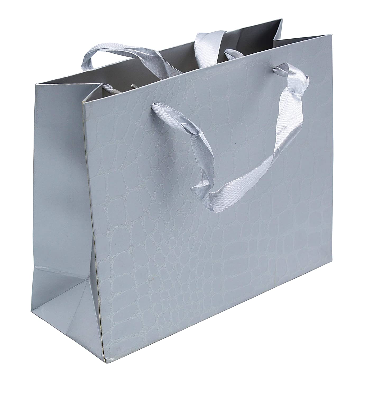 Buy Online Royal Silver Paper Multiple Uses Gift Bags with Handles