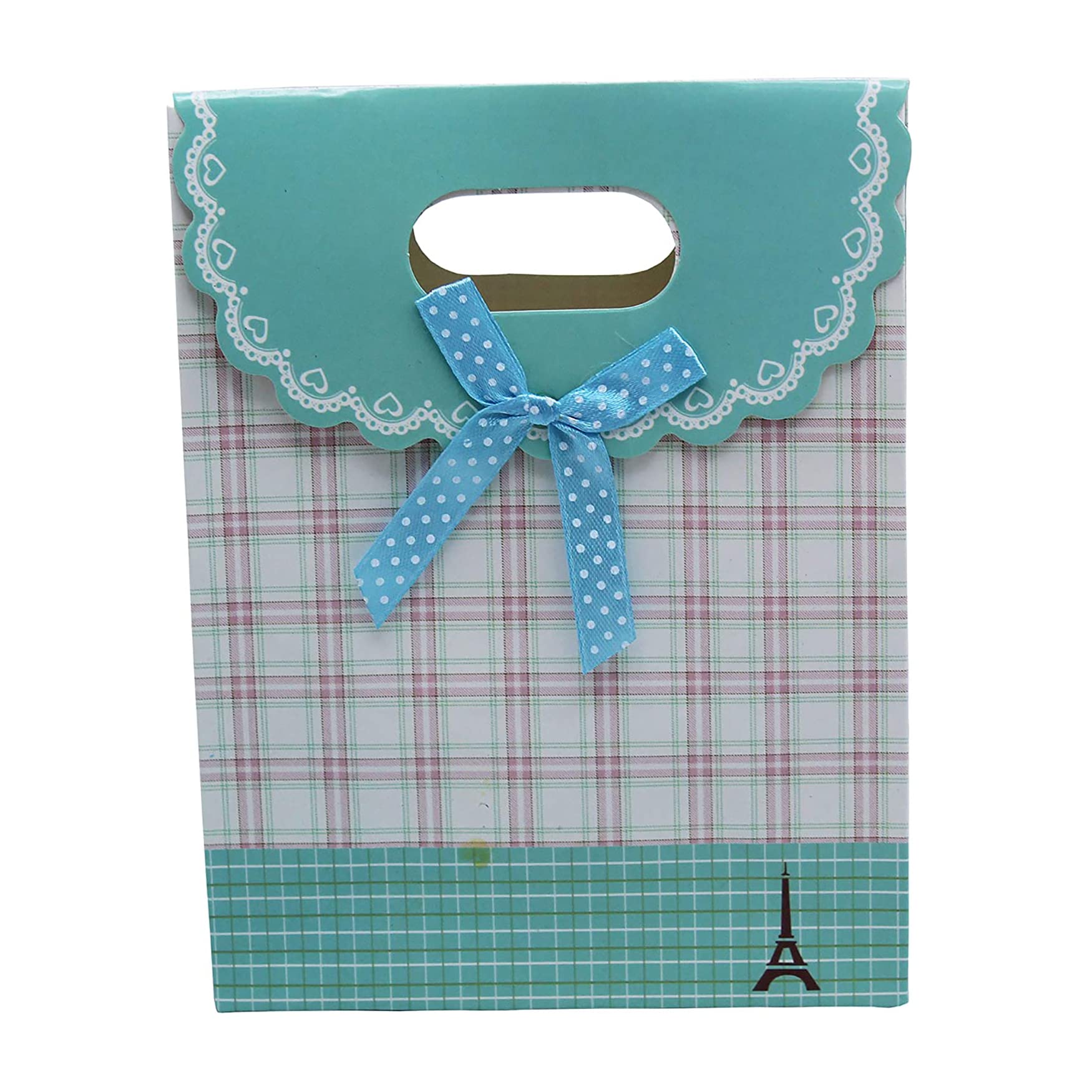 Buy Online Green Paper Multiple Uses Gift Bags with Handles