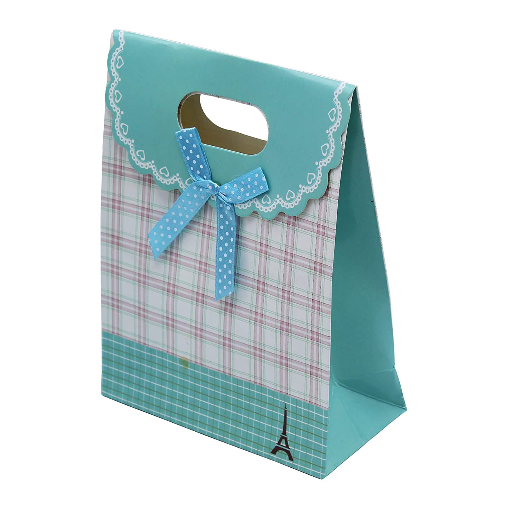 Buy Online Green Paper Multiple Uses Gift Bags with Handles