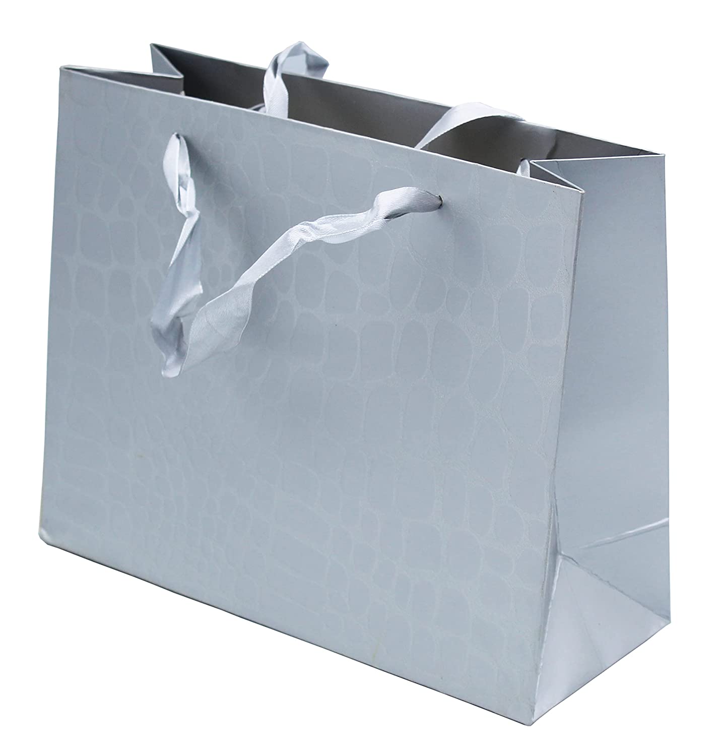 Buy Online Royal Silver Paper Multiple Uses Gift Bags with Handles