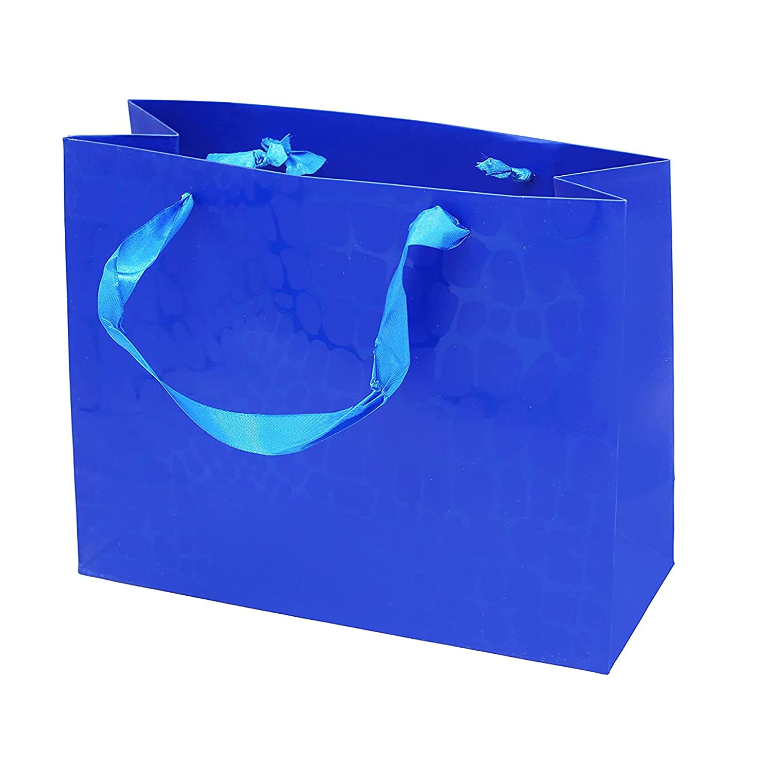 Buy Online Blue Paper Shopping Gift Bags with Handles