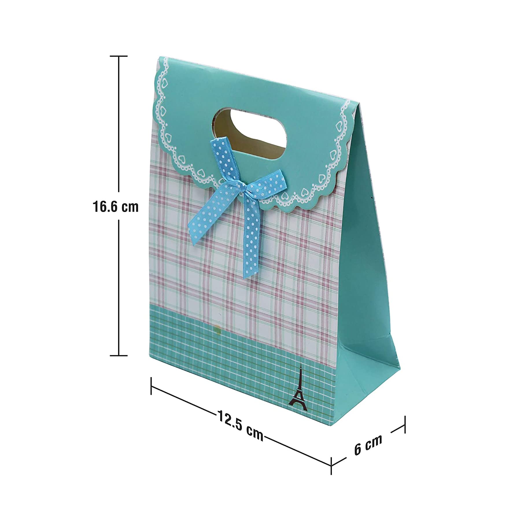 Buy Online Green Paper Multiple Uses Gift Bags with Handles