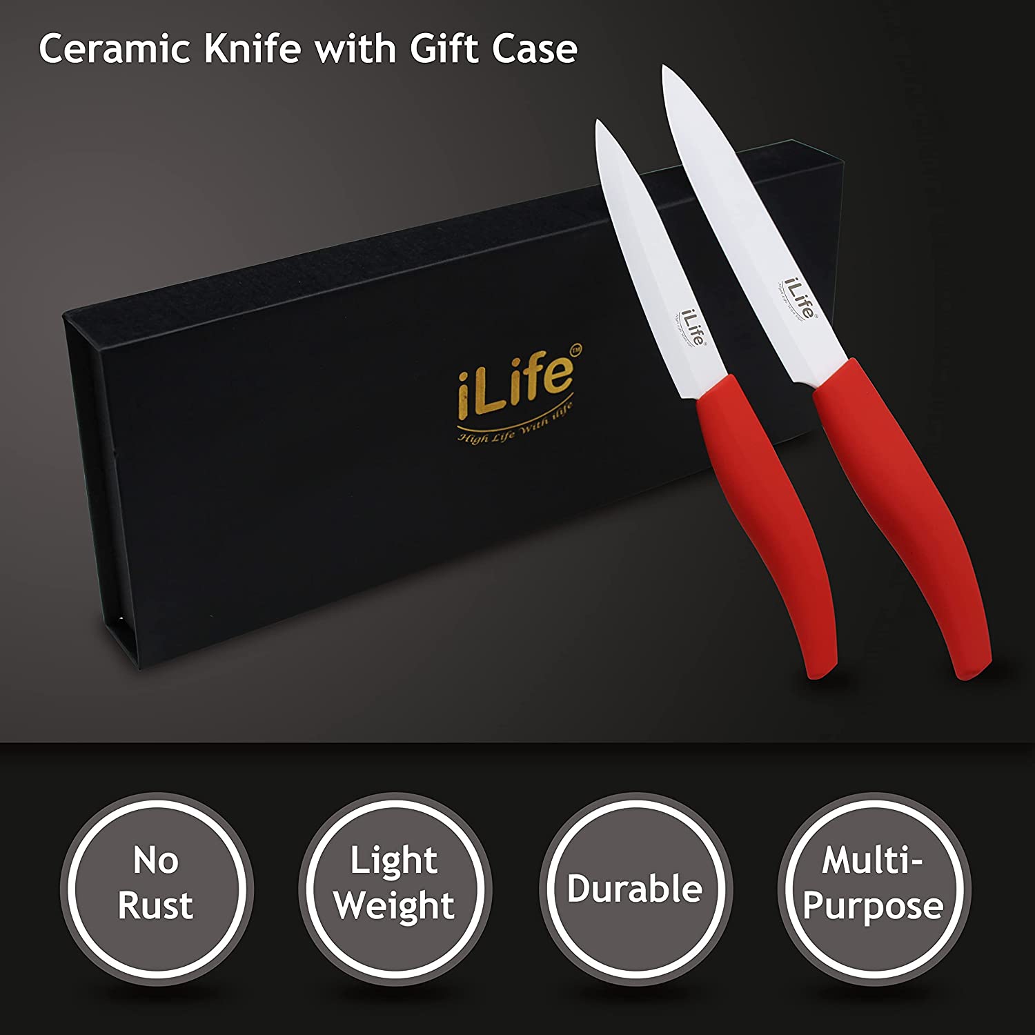  knife set; ceramic knife; 4 inch knife; 5 inch knife